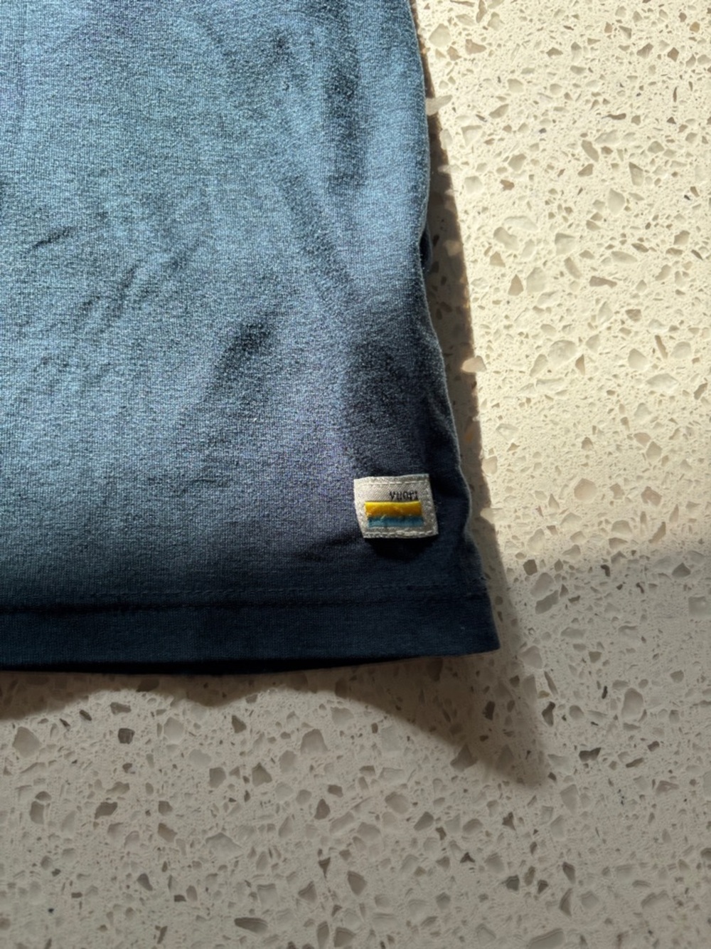 Vuori Men's Blue Short-Sleeve Polo - Picture 2 of 7